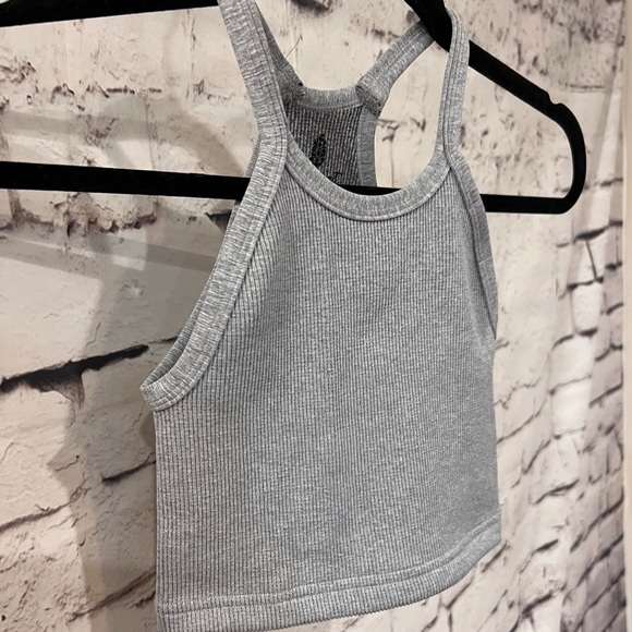 Free People Movement Tank Happiness Runs Crop Heather Grey XS/S - Picture 10 of 13